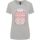 The Wind In Your Hair Funny Biker Motorbike Womens Wider Cut T-Shirt Sports Grey