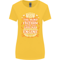 The Wind In Your Hair Funny Biker Motorbike Womens Wider Cut T-Shirt Yellow