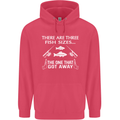 There Are Three Fish Sizes Funny Fishing Childrens Kids Hoodie Heliconia