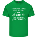 There Are Three Fish Sizes Funny Fishing Kids T-Shirt Childrens Irish Green