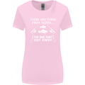 There Are Three Fish Sizes Funny Fishing Womens Wider Cut T-Shirt Light Pink