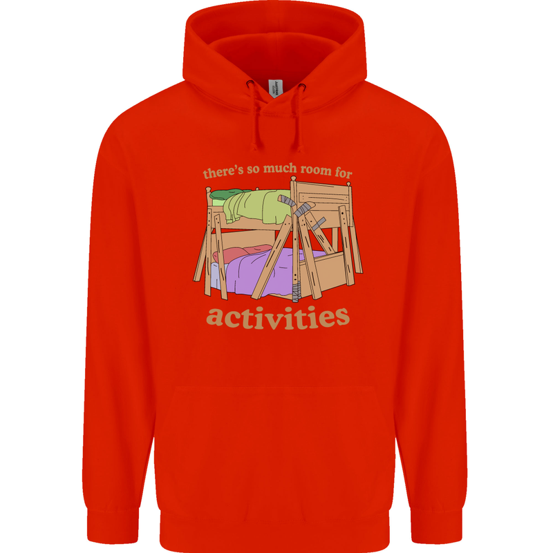 There's So Much Room for Activities Childrens Kids Hoodie Bright Red