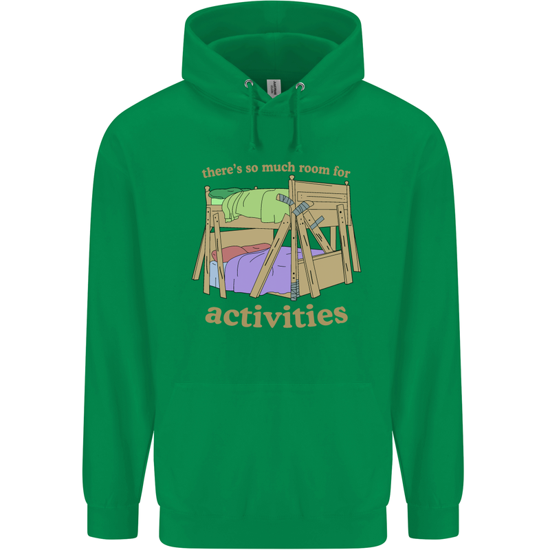 There's So Much Room for Activities Childrens Kids Hoodie Irish Green