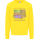There's So Much Room for Activities Kids Sweatshirt Jumper Yellow