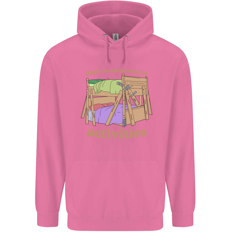 There's So Much Room for Activities Mens 80% Cotton Hoodie Azelea