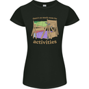 There's So Much Room for Activities Womens Petite Cut T-Shirt Black
