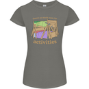 There's So Much Room for Activities Womens Petite Cut T-Shirt Charcoal