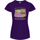 There's So Much Room for Activities Womens Petite Cut T-Shirt Purple