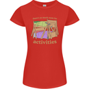 There's So Much Room for Activities Womens Petite Cut T-Shirt Red
