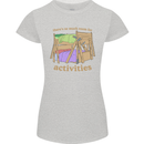There's So Much Room for Activities Womens Petite Cut T-Shirt Sports Grey