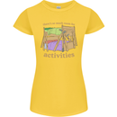 There's So Much Room for Activities Womens Petite Cut T-Shirt Yellow