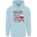 There's a Ho In This House Funny Christmas Childrens Kids Hoodie Light Blue