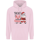 There's a Ho In This House Funny Christmas Childrens Kids Hoodie Light Pink