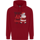 There's a Ho In This House Funny Christmas Childrens Kids Hoodie Red