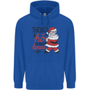 There's a Ho In This House Funny Christmas Childrens Kids Hoodie Royal Blue