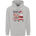 There's a Ho In This House Funny Christmas Childrens Kids Hoodie Sports Grey