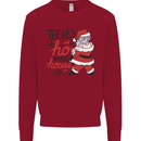 There's a Ho In This House Funny Christmas Kids Sweatshirt Jumper Red