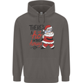 There's a Ho In This House Funny Christmas Mens 80% Cotton Hoodie Charcoal