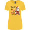 There's a Ho In This House Funny Christmas Womens Wider Cut T-Shirt Yellow