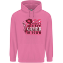 There's a New Gamer in Town Gaming Childrens Kids Hoodie Azalea