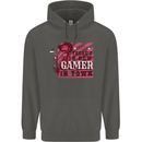 There's a New Gamer in Town Gaming Childrens Kids Hoodie Storm Grey