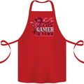 There's a New Gamer in Town Gaming Cotton Apron 100% Organic Red