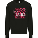 There's a New Gamer in Town Gaming Kids Sweatshirt Jumper Black