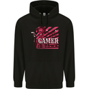 There's a New Gamer in Town Gaming Mens 80% Cotton Hoodie Black