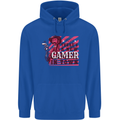There's a New Gamer in Town Gaming Mens 80% Cotton Hoodie Royal Blue