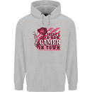 There's a New Gamer in Town Gaming Mens 80% Cotton Hoodie Sports Grey