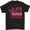There's a New Gamer in Town Gaming Mens T-Shirt Cotton Gildan Black