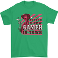 There's a New Gamer in Town Gaming Mens T-Shirt Cotton Gildan Irish Green