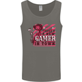 There's a New Gamer in Town Gaming Mens Vest Tank Top Charcoal