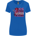 There's a New Gamer in Town Gaming Womens Wider Cut T-Shirt Royal Blue