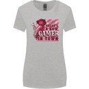 There's a New Gamer in Town Gaming Womens Wider Cut T-Shirt Sports Grey