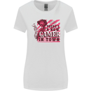 There's a New Gamer in Town Gaming Womens Wider Cut T-Shirt White