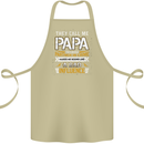 They Call Me Papa Funny Father's Day Cotton Apron 100% Organic Khaki