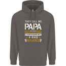 They Call Me Papa Funny Father's Day Mens 80% Cotton Hoodie Charcoal