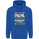 They Call Me Papa Funny Father's Day Mens 80% Cotton Hoodie Royal Blue