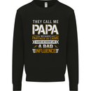 They Call Me Papa Funny Father's Day Mens Sweatshirt Jumper Black