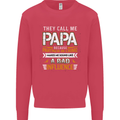 They Call Me Papa Funny Father's Day Mens Sweatshirt Jumper Heliconia