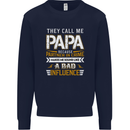 They Call Me Papa Funny Father's Day Mens Sweatshirt Jumper Navy Blue