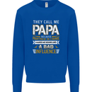 They Call Me Papa Funny Father's Day Mens Sweatshirt Jumper Royal Blue