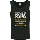 They Call Me Papa Funny Father's Day Mens Vest Tank Top Black