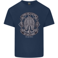 Think Like a Pirate Act Captian Sailing Kids T-Shirt Childrens Navy Blue