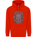 Think Like a Pirate Act Captian Sailing Mens 80% Cotton Hoodie Bright Red