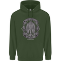 Think Like a Pirate Act Captian Sailing Mens 80% Cotton Hoodie Forest Green