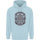 Think Like a Pirate Act Captian Sailing Mens 80% Cotton Hoodie Light Blue