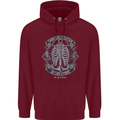Think Like a Pirate Act Captian Sailing Mens 80% Cotton Hoodie Maroon