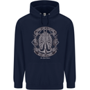 Think Like a Pirate Act Captian Sailing Mens 80% Cotton Hoodie Navy Blue